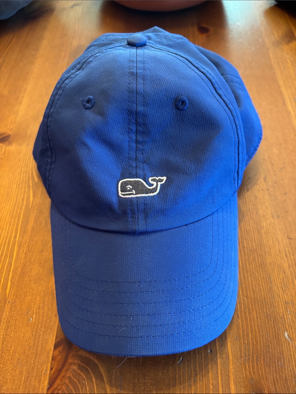 Vineyard Vines Blue Embroidered Whale Cap